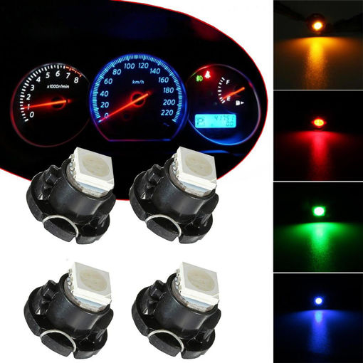 Picture of 1pcs T5 Wedge 5050 SMD LED Bulb Dashboard Gauge Cluster Instrument Light 12V