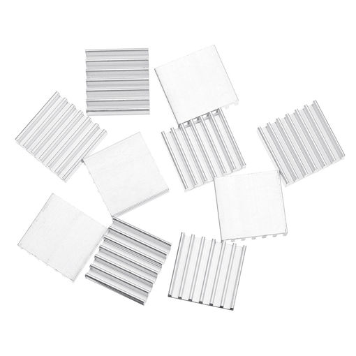 Picture of 10Pcs 14x14x4mm Aluminum Radiator Chip Heat Sink