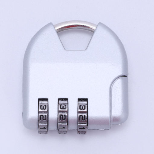 Immagine di Combination Triangle Travel Suitcase Luggage Padlock Password Lock Zinc Alloy Security Lock