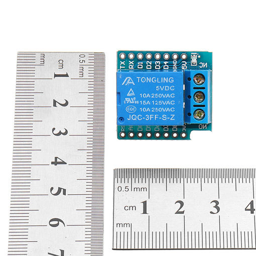 Immagine di 1 Channel 5V Relay Module High Level Trigger For Mini D1 ESP8266 WiFi Module Extension Board