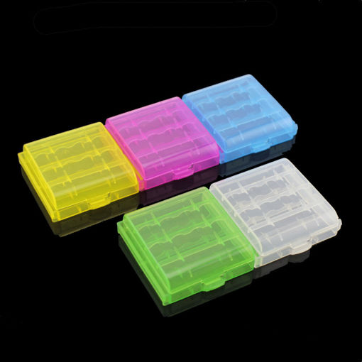 Immagine di Powerlion PL-B5742 Clear AA AAA Battery Storage Box Case