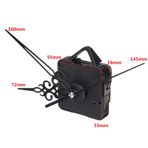 Immagine di Silent DIY Quartz Wall Clock Movement Mechanism Mute Hands Repair Tool Parts Kit