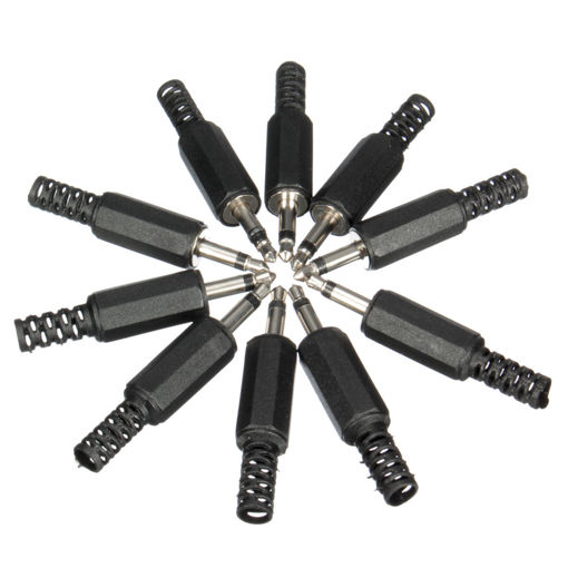 Immagine di 10pcs 3.5 mm Jack Audio Per Cuffie Spina Adattatore Connettori Plug Connectors