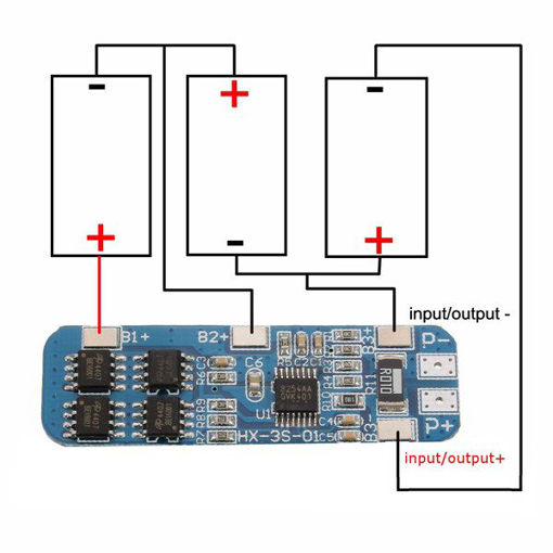 Picture of 10A Charger Protection Board For 18650 Li-ion lithium Battery Cell