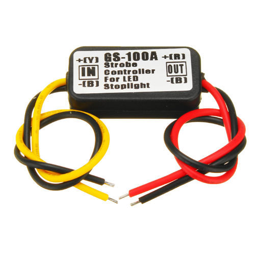 Immagine di 12V Waterproof Flash Strobe Controller Flasher Module For Car LED Brake Stop Lights Lamp