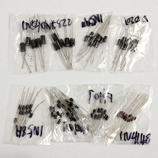 Immagine di 100pcs 8 Values Diode Bag Assortment Kit 1N4148 FR107 1N5408 For Arduino