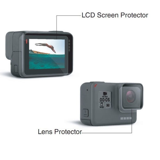 Picture of 2 in1 LCD Screen and Lens Protector Film For Gopro Hero 5 Black Actioncamera Accessories