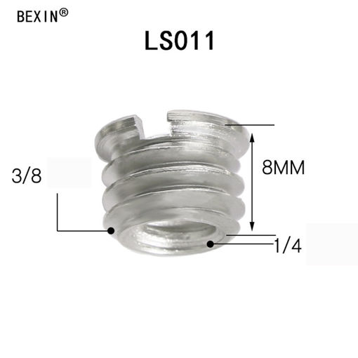 Picture of 3pcs LS011 1/4 Inch To 3/8 Inch Camera Screw Nut Adapter Tripod Converter Connecting Support