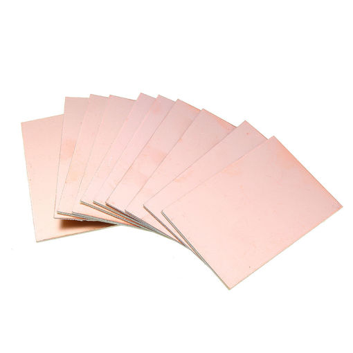 Picture of 10pcs 5x7cm Double-sided Copper PCB Board FR4 Fiberglass Board