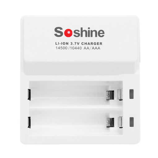 Immagine di Soshine SC-F7 2 Slot Li-FePO4 14500 10440 3.2V Ni-MH AA AAA 1.2V Rechargeable Battery Charger