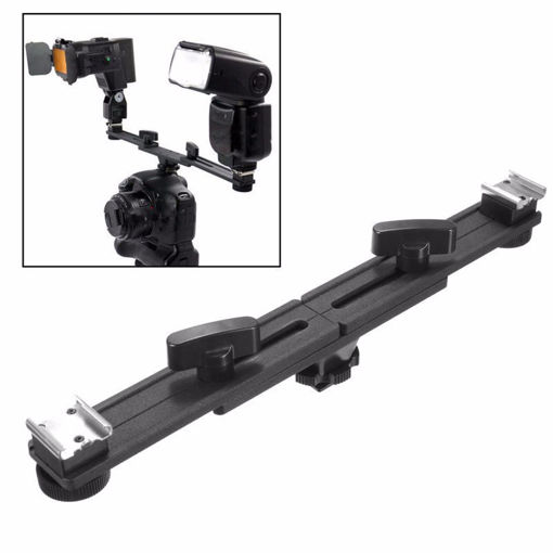 Immagine di 33cm Speed Light Flash Hot Shoe Mounting Bracket Mount Holder Studio