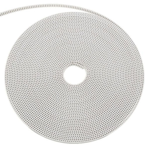 Immagine di 10M GT2 2GT Width 6mm White Open Timing Belt For 3D Printer