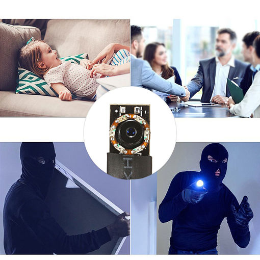 Immagine di 1000TVL 940nm Micro COMS Full HD Night Vision Hidden Camera Home CCTV Security