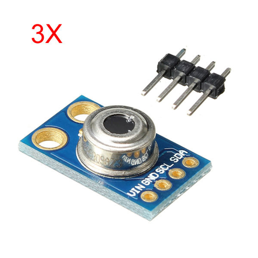 Immagine di 3Pcs MLX90614ESF AAA Non Contact Human Body Infrared IR Temperature Sensor Module