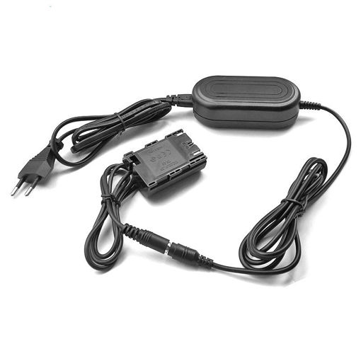 Immagine di External Power Supply Adapter for Canon EOS 5D Mark II III 5D2 5D3 6D 7D 60D DSLR Cameras