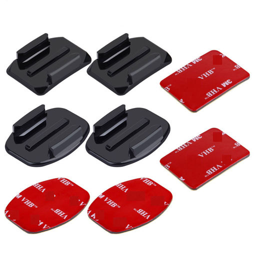 Picture of 10pcs PULUZ PU09 Curved Flat Surface Mount Stickers for Gopro XIAOMI MIJIA XIAOYI EKEN SJCAM COTUO MEEEGOU Action Sport Camera