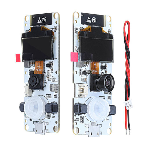 Immagine di LILYGO TTGO T-Camera With MIC ESP32 WROVER PSRAM ESP32-WROVER-B OV2640 Camera Module 0.96 OLED