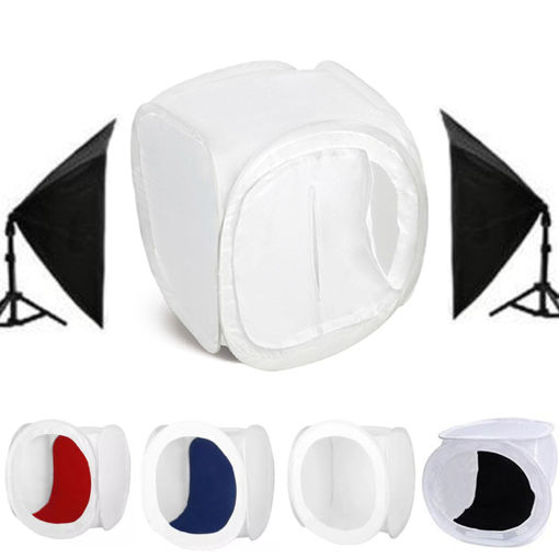 Picture of 30x30x30cm Portable Photo Studio Photography Light Box Lighting Shooting Tent Backdrop