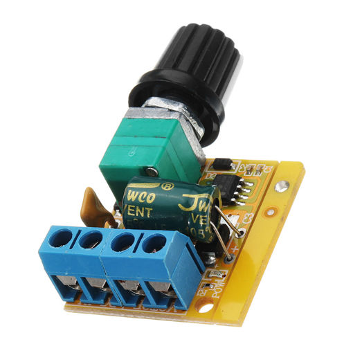 Immagine di 20pcs Mini DC 4.5V To DC 35V 5A 90W DC Motor PWM Speed Controller Module Speed Regulator Adjustable