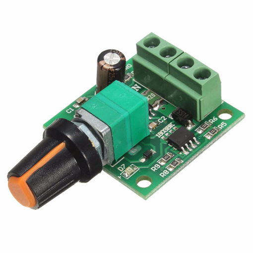 Immagine di 10pcs DC 1.8V 3V 5V 6V 12V 2A PWM Motor Speed Controller 0~100% Adjustable Drive Module 1803B