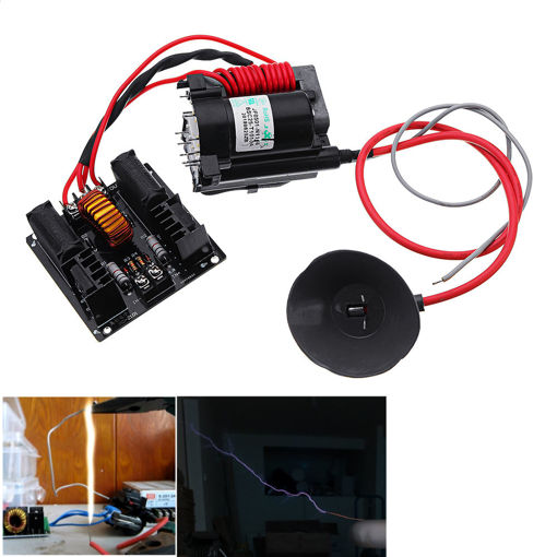 Immagine di 12-24VDC ZVS High Voltage Power Module Tesla Coil Zero Voltage Switching For SGTC Student Experiment