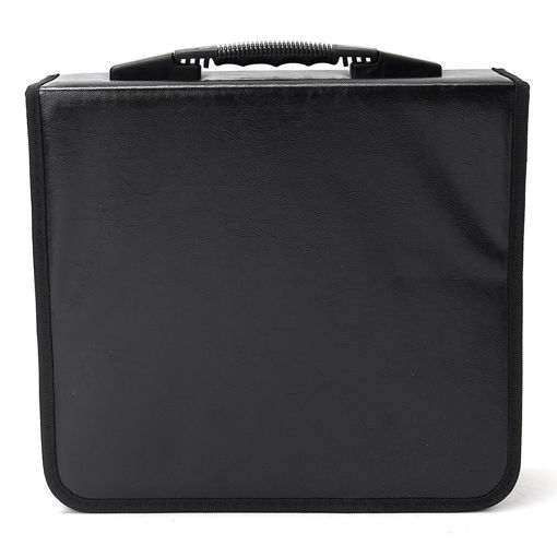 Immagine di 400 Discs CD DVD DJ Wallet Holder Bag Case Album Organizer Media Storage