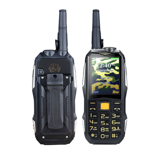 Immagine di 2.4inch 19800mah Rugged Phone Dual SIM GSM Walkie Talkie Standby for Smartphone FM Radio