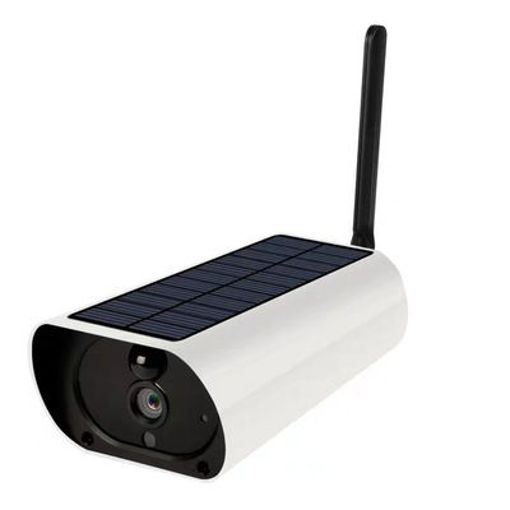 Immagine di 1080P Solar Powered Wireless WiFi IP Camera IP67 Waterproof Night Vision