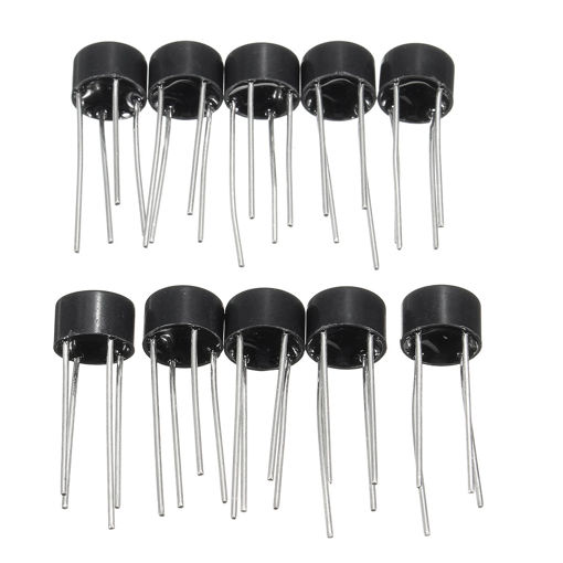 Immagine di 10pcs 2A 1000V 2W 10 4Pin Single Phases Bridge Diode Rectifier