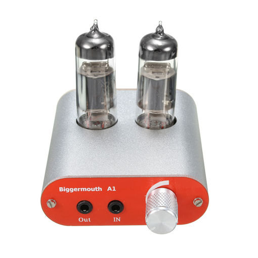 Immagine di Biggermouth A1 HIFI Fever Level Audio Headphone Amplifier 6J5 Tube Valve Multi-Hybrid