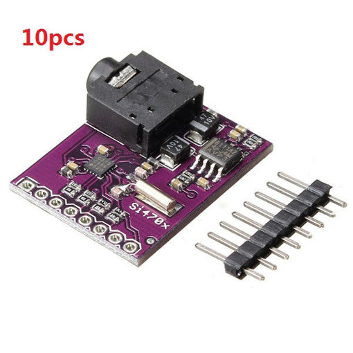 Picture of 10pcs CJMCU-470 Si4703 FM Radio Tuner Evaluation Development Board For Arduino