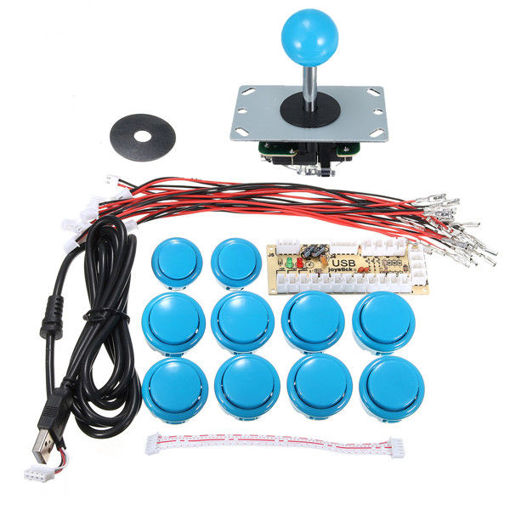 Immagine di 2Pcs Zero Delay Arcade Game Controller USB Joystick Kit for MAME