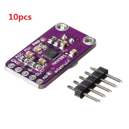 Immagine di 10pcs CJMCU MAX9814 High Performance Microphone AGC Amplifier Module CMA-4544PF-W For Arduino