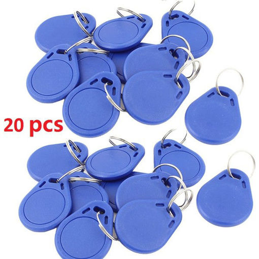 Immagine di 20pcs 125KHz Blank RFID Proximity ID Token Tag Key Keyfobs