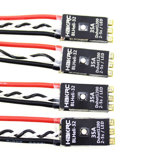 Immagine di 4X HAKRC BLHeli_32 Bit 35A 2-5S ESC Built-in LED Support Dshot1200 Multishot for FPV RC Drone