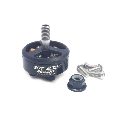 Immagine di 3Bhobby 2306 1700KV/2100KV/2500KV/2700KV 3-6S Brushless Motor for RC FPV Racing Drone