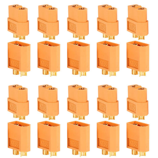 Immagine di 10Pairs/20pcs XT60 Plug Male Female Bullet Connectors For RC Drone Multirotor FPV Racing Battery