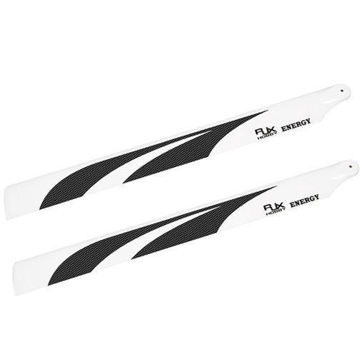 Immagine di 1 Pari RJX 600mm Carbon Fiber Main Blade For RJX X-TREME 50 T-REX 600 RC Helicopter