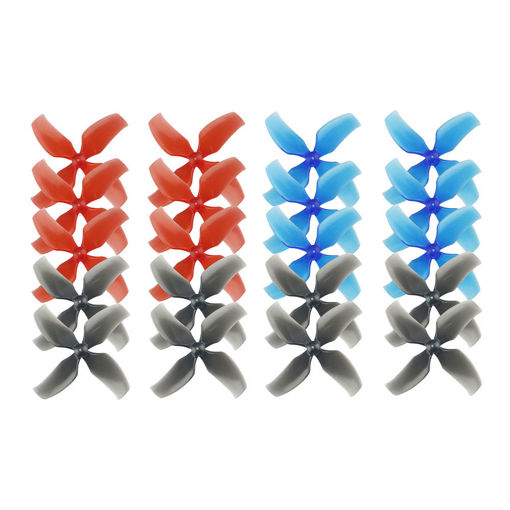 Immagine di 10 Pairs KINGKONG/LDARC 1545 40mm 4-blade Propeller 1.0mm Hub for TINY 7 7X Snapper7 Mobula7 TRASHCAN RC Drone