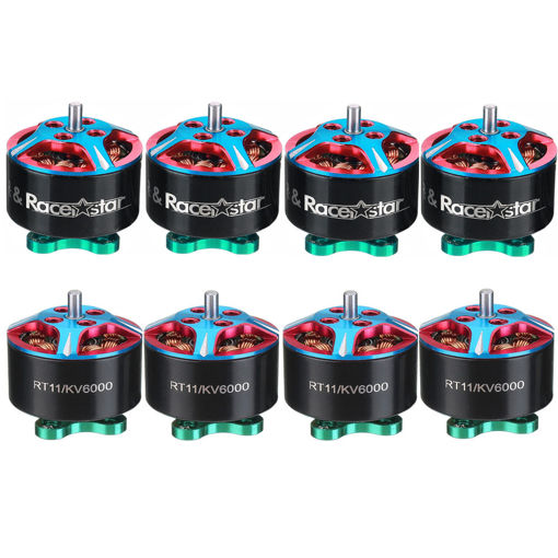 Picture of 8 PCS Wholesale Racerstar RT11 1106 6000KV 2-3S FPV Racing Brushless Motor (28% off : 28RC)