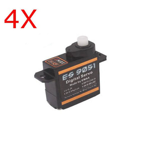 Picture of 4X Emax ES9051 Digital Mini Servo For RC Model