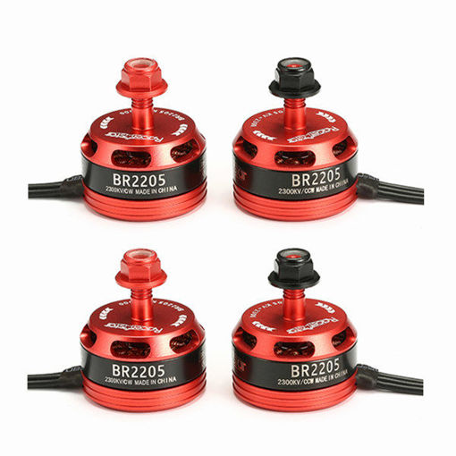 Immagine di 4X Racerstar Racing Edition 2205 BR2205 2300KV 2-4S Brushless Motor For QAV250 ZMR250 RC Drone FPV Racing