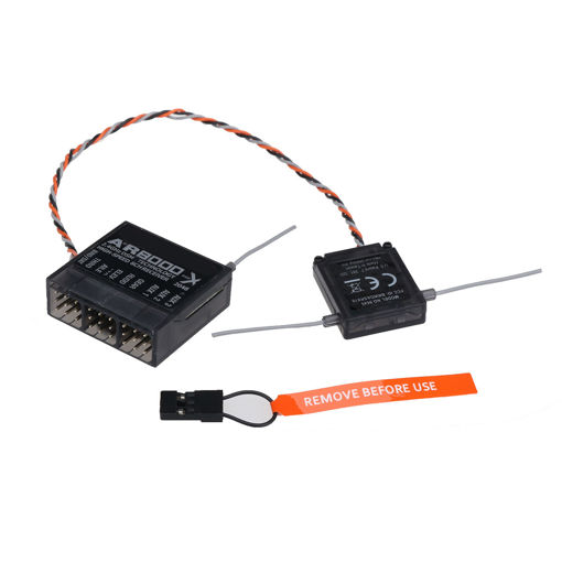 Immagine di AR8000 2.4GHz 8CH High Speed Mini Receiver Support DSM2 DSMX For Spektrum DX7s DX8 DX9 Satellite