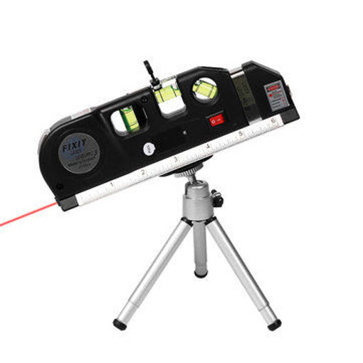 Picture of Loskii DX-013 Multipurpose Laser Level Horizontal Vertical Measure Tape Aligner Ruler 3 Bubbles