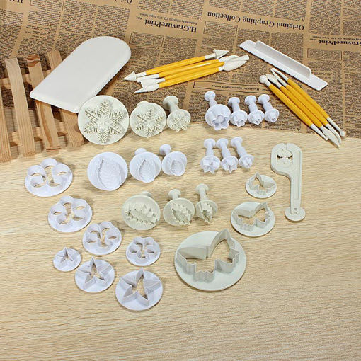 Immagine di 12Sets 37PCS Fondant Cake Decorating Mold Set 04021