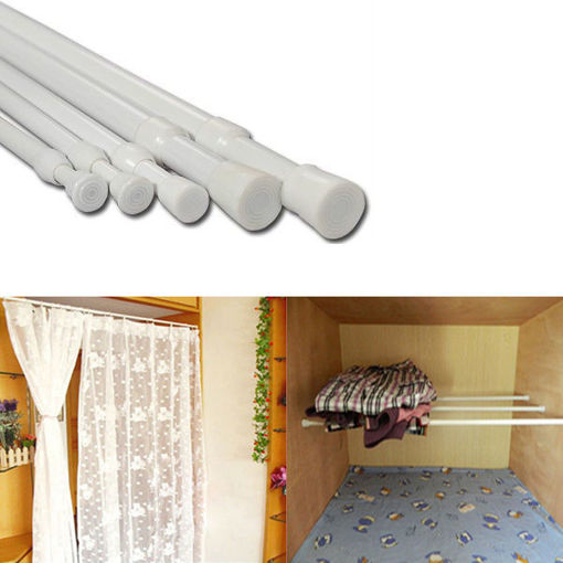 Immagine di 30-50cm Extendable Window Curtain Telescopic Pole Shower Curtain Rod