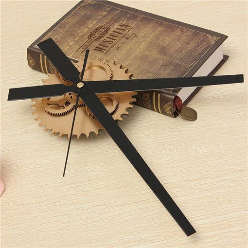 Picture of Vintage DIY Clock Mechanism Clock Movement Retro Gear Large Wall Clock Home Decor