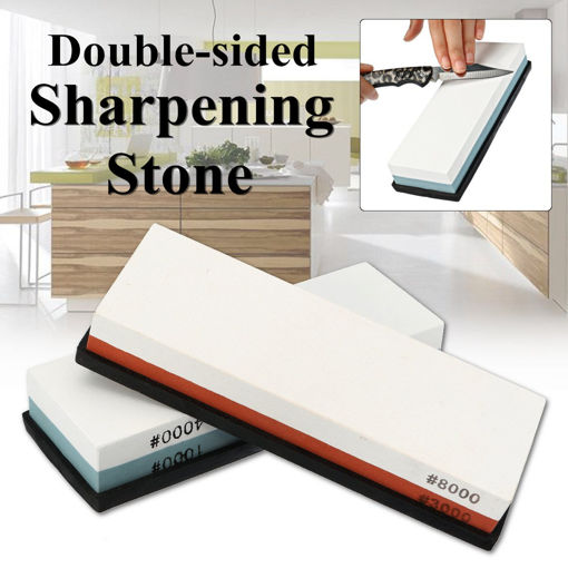 Immagine di Dual Whetstone Waterstone Knife Sharpening Water Wet Stone Knife Sharpener 1000#/4000# / 3000#/8000#