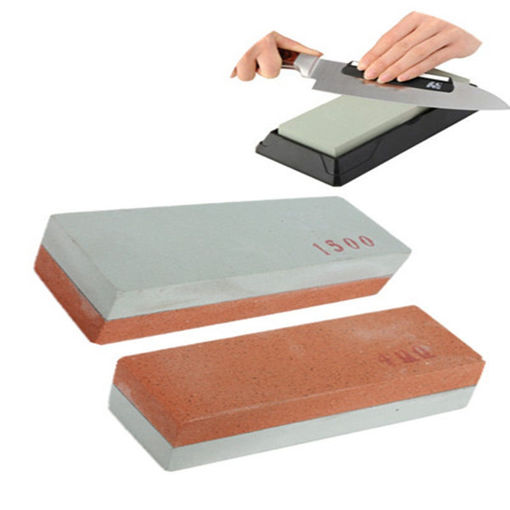 Picture of 400X1500 Two Sides Sharpening Stone Whetstone Polishin Knife Grinder