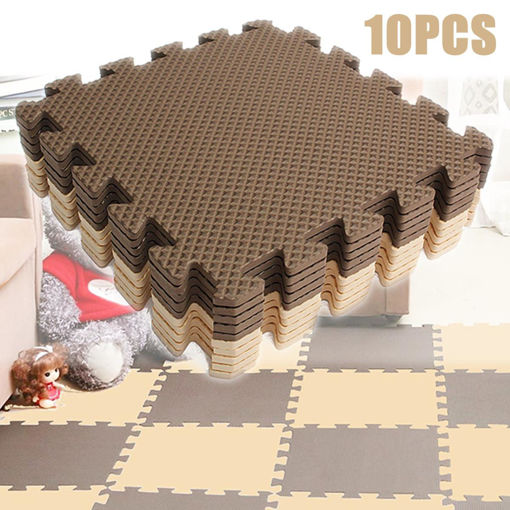 Immagine di 10 Piece Eva Foam Puzzle Exercise Mat Interlocking Floor Mat